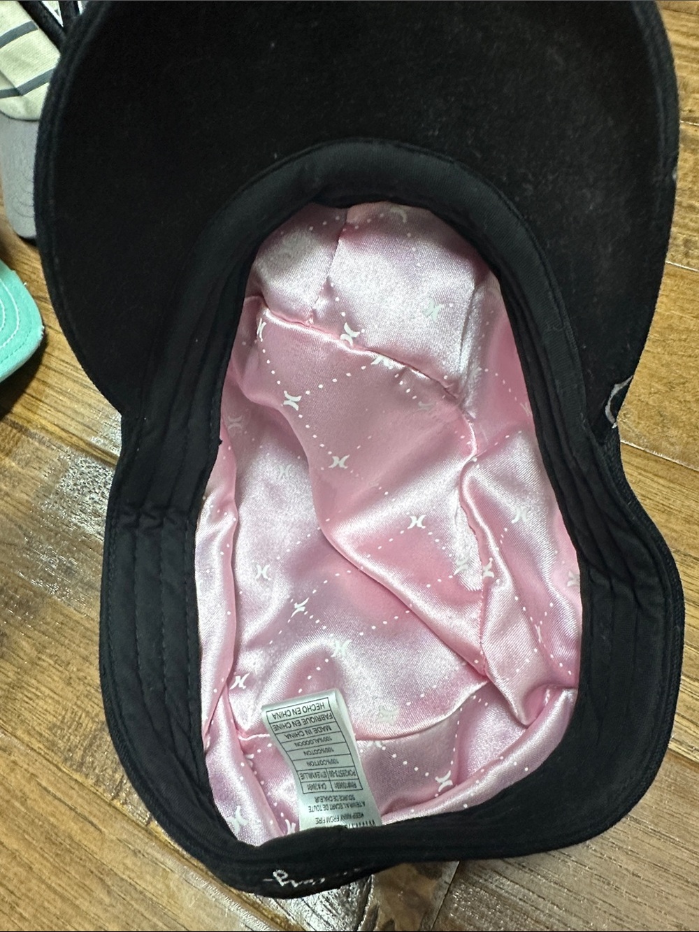 Hurley Embroidered Cadet Cap with Silver Floral Design - Picture 5 of 5